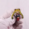 Pins broszki Betty Doll Sailor Moon w połączeniu z kreskówkową broszkową bratge torebkę