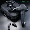 Full Body Massager Lcd-scherm Massage Gun Diepe Spierpijn Nek Trainen Ontspanning Afslanken Vormgeven Relief 230807