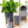 Planters Pots Buah Stan Tanaman Kayu Pot Bunga Kayu Dalam Ruangan Luar Ruangan Berdiri Modern Bunga Berdiri Taman