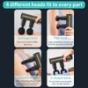 Massageador de corpo inteiro Youmay Massage Gun Fascia Deep Tissue Percussion Mini Double Head Muscle for Neck Pain Pain Relief Electric 230807