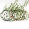 Dekorativa blommor konstgjorda blad vinrankor simulering lövträdgård fest bröllop dekor grön rotting hem krans vinstockar lämnar dekoration vägg