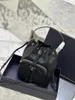 pra bag Designer Luxury 2Way Bag Hand Bag Black Jacquard Leather 1BH038 Backpack crossbody drawstring Bag 7A TOP Quality high quality