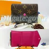 Moda m41938 Victorine Wallets Wristlets Tornario moneta per le borse del designer di lusso tastiera patonazione passaporto da donna organizzatore tascabile da donna tete di cuoio autentico ciglia