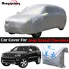 Utomhusbiltäcke för Jeep Grand Cherokee SUV Anti-UV Sun Shade Rain Snow Protection Cover Dustprocess H220425235G