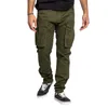 Męskie spodnie Jemeigar Men S Multi-Papieł outdoorowy jogger spodni piesze piesze wędrówki luźne zwężające się spodnie spodnie dresowe
