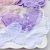 Produits chinois, patchs en Tulle perlé à paillettes de 21CM de large, grandes appliques, broderie de vêtements pour Jeans, T-Shirt, sac, couture de tissu