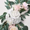 Fleurs décoratives Mode Bienvenue Fleur Portable Artificielle Simple Décorer Belles Décorations Mariage Durable Arc Résistant À L'usure