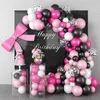 Andere evenementen Feestartikelen Prinses Confetti Roze Pastel Ballonnen Feestdecoratie Arche Ballon Anniversaire Babyborrel Globos Decorativos Para Fiesta 230804