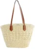 Bolsa feminina de palha hobo bolsa de ombro tecida bolsas grandes bolsa de viagem de verão praia bolsa artesanal HKD230807