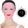 Gezicht Massager Siliconen Masker Elektrisch V-vormig Lifting Afslanken Anti rimpel EMS Therapie Apparaat Schoonheid Machine 230804