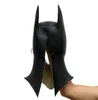 Party Masks Bat Superhero Mask Cosplay Bruce Wayne Latex maskerar Halloween Carnival Masquerad Party Costume Props Anime Hero Mask J230807