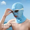 Berets Summer Sunscreen Swimming Mask Men Women Seaside Sand Hat Ultraviolet-Proof Headgear Breathable Diving Cap