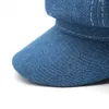 Berretto per il tempo libero Cappello ottagonale da donna Berretto in denim Berretto da cowboy ragazzo Gatsby Baker ed Cappelli da guida 230807