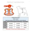 Hundhalsar Pet Outdoor Training Leash Set Reflektera lätt justerbar valpsele Running Vest Accesorios Para Perros