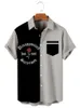 Chemises décontractées pour hommes chemise hawaïenne hommes été 3d cocotier imprimé vacances à manches courtes hauts t-shirt surdimensionné chemisier tenue décontractée 230807