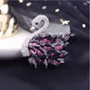 Pins Brooches Elegant Crystal Brooches Come In Five Different Styles And Colors Including n And Bouquet Making Them Perfect For Daily Wear HKD230807