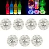 Matten Pads blinkende leuchtende LED-Flaschenaufkleber, Untersetzer-Lichter, blinkende Tassenmatte, batteriebetrieben, für Weihnachtsfeier, Hochzeit, Bar, Vase, Dekoration, Boutique