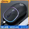 Souris RYRA 1600DPI Souris Gamer Double Mode Type C Souris Sans Fil Rechargeable Souris De Bureau WIFI USB Muet Compatible 4 Touches Souris De Jeu X0807