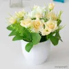 Vasi per fioriere Imitasi Bunga Pot Mawar Hotel Buku Plastik Pot Bunga untuk Kantor