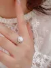 2023 European and American New Hot Selling Egg shaped Aubao Zircon Ring s925 Sterling Silver Light Luxury Simple Ring Female