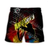 Men's Shorts Archery Team Player Gift Customized Swimming Summer Beach Holiday Pants Sports Half Pants-2