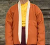 Lama Monk Wear Cappotto fatto a mano in onda invernale Monaco tibetano Buddha Giacca invernale in velluto addensato Cappotto da monaco Dongbo Tibet Uomo