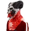 Party Masks Halloween Latex Mask Demon Animal Goat Head Latex Mask Fancy Dress Party Costume Props Cosplay Headgear J230807