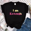 Camisetas masculinas I Am Kenough Shirt Woman Man Tshirt Movie 2023 Short Tee Cotton Tops Camisetas Presente Unissex