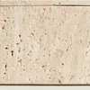 Butelki do przechowywania 12x8x12cm naturalny kwadratowy marmurowy weranda próżność łazienki słojek z pokrywką żółty kamień trawertynowy