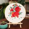 Chinese Products Wholesale DIY Embroidery with Bamboo for Beginner Needlework Cross Stitch Set Pattern Printed Handmade Sewing Art Craft