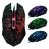 Mouse LED colorati Mouse da gioco per computer Professionale Ultra-preciso per Dota 2 LOL Gamer Mouse Ergonomico 2400 DPI USB Wired Mouse X0807