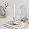 Candle Holders Nordic Home Decor Holder Ceramic Ornament Decorative And Owners Wedding For Table Candlestick Decoration