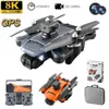 Drone K7 8K GPS HD Câmera Dupla Prevenção de Obstáculos Drone Veículo Fluxo Óptico ESC Fotografia Aérea Quadcopter RC Distância 5000M HKD230807