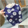 Vestuário para cães Trajes de Natal para animais de estimação Outono Inverno Roupas médias pequenas Camisola de lã de malha Padrão de desenhos animados Gatinho Cachorrinho Gota Térmica Dhgqx