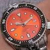 Otros relojes Tandorio Men 41mm Diver Retro Luxury Sapphire NH35 Automatic Mechanical Vintage Watch 20Bar Luminous Orange SKX 120Click 230804