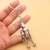 Keychains Screw Robot Keychain Metal Body Key Chain Vintage Steampunk Fashion Keyring Jewelry