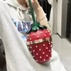 Borse a tracolla da donna 2023 Trend Strawberry Handbag Luxury Designer Evening Hand For Women Tote Bag
