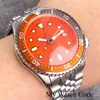 Otros relojes Tandorio Men 41mm Diver Retro Luxury Sapphire NH35 Automatic Mechanical Vintage Watch 20Bar Luminous Orange SKX 120Click 230804