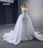 Suknia ślubna syreny Eleganckie cekiny z koralikami paski spaghetti SM231049