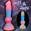 Massager Super Soft Luminous Penis Dildo Adult for Woman Monster Suction Cup Anal Male Female Masturbation