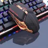 Souris professionnelle gamer souris de jeu 8D 3200DPI réglable filaire optique LED souris d'ordinateur USB câble souris pour ordinateur portable X0807