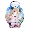 Felpe con cappuccio da uomo HOLOLIVE VTuber Tsunomaki Watame Stampato in 3D Fashion Fall Winer Suit Abbigliamento sportivo con cappuccio Kawaii Donna / Uomo The