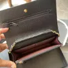 Fashion Selling Classic mini size womens chain wallets Top Quality Sheepskin Luxurys Designer bag Gold and Silver Buckle Coin Purse Card Holder With box,003