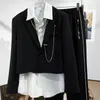 Costumes pour hommes PFNW printemps automne lâche persoanlity Blazers haut de gamme mode coréenne loisirs chaîne perle niche rue Y2k costume 28A3119