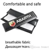 Автомобильные наклейки на защитное ремень крышка углеродного волокна для Abarth 500 Fiat Universal Pligh Pads Styling 2pcs lot237u