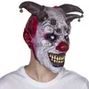 Party Maskers Evil Clown Masker Horror Villian Slasher Circus Carnaval Halloween Party Nar Kostuum Props J230807