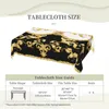 Table Cloth Luxury European Floral Print Tablecloth Rectangular Waterproof Rococo Baroque Style Cover For Kitchen