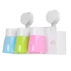Ensemble d'accessoires de bain porte-brosse à dents support mural multifonctionnel respirant grand espace de rangement pour salle de bain familiale
