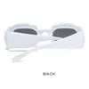 Gafas de sol OULYLAN 2023 de gran tamaño para mujer, lentes cuadradas planas con remache en la parte superior, lentes degradadas, montura grande, gafas de sol para mujer, hombre, Vintage, espejo Shad