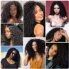 شعر مستعار الشعر البشري بدون شعر غارقة شعر بشرة بشرية البشر 13x4 HD Transaparent Front Wig جاهزة لارتداء Mongolian Jerry Curl Wig Curly Closure Wig X0802